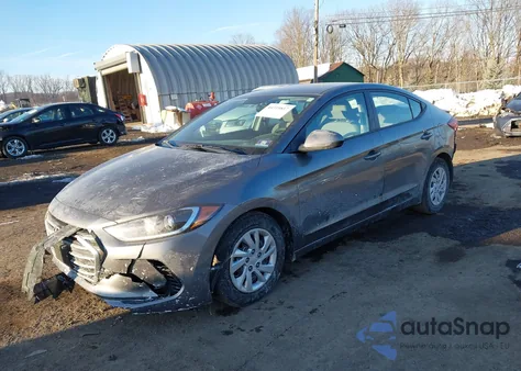 2018 Hyundai Elantra Se from USA, damaged, VIN 5NPD74LF6JH284517